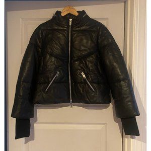 Genuine Leather Puffer